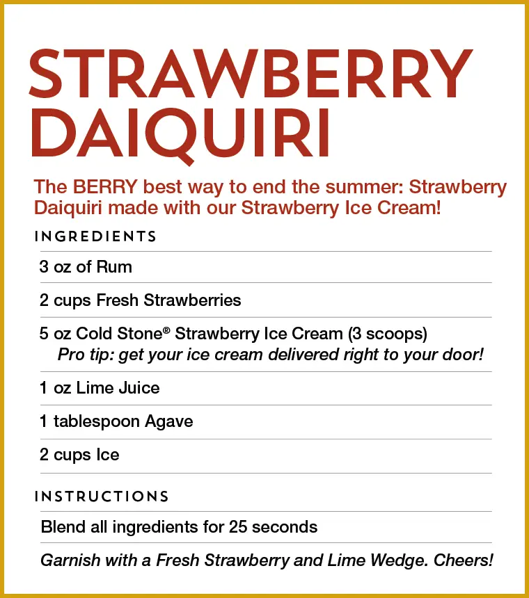 Strawberry Daiquiri Recipe.